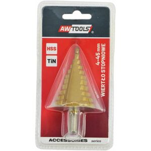AWTOOLS Aw wiertło stopniowe proste / 4-45mm. AWTOOLS Aw wiertło stopniowe proste / 4-45mm.