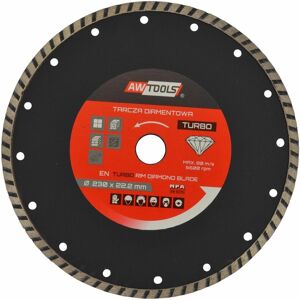 AWTOOLS tarcza diamentowa 350x32-25,4-22,2 / turbo. AWTOOLS tarcza diamentowa 350x32-25,4-22,2 / turbo.