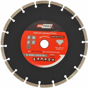 AWTOOLS tarcza diamentowa 400x32-25,4-22,2 / segmentowa. AWTOOLS tarcza diamentowa 400x32-25,4-22,2 / segmentowa.