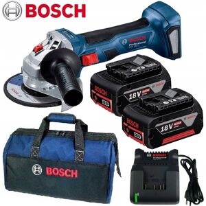 Bosch PROFESSIONAL ZESTAW GWS180Li 125mm+ 2x GBA 4Ah 18V+ GAL18V-20+ TORBA Bosch PROFESSIONAL ZESTAW GWS180Li 125mm+ 2x GBA 4Ah 18V+ GAL18V-20+ TORBA