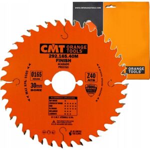 Cmt Piła Pilarka Tarczowa Do Cięcia Drewna Laminatów 165X30Mm 292.165.40M Cmt Piła Pilarka Tarczowa Do Cięcia Drewna Laminatów 165X30Mm 292.165.40M
