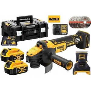 DeWALT SZLIFIERKA DCG409VSP2 XR 18V, 2x DCB184 5Ah, DCB1104, TSTAK II, INOX DeWALT SZLIFIERKA DCG409VSP2 XR 18V, 2x DCB184 5Ah, DCB1104, TSTAK II, INOX