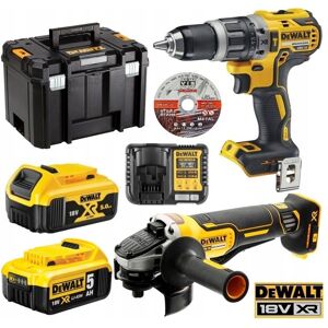 DeWALT ZESTAW XR 18V DCD796, DCG405, 2x DCB184, DCB1104, TSTAK VI, TARCZKI DeWALT ZESTAW XR 18V DCD796, DCG405, 2x DCB184, DCB1104, TSTAK VI, TARCZKI