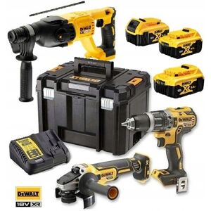 DeWALT ZESTAW XR18V DCD796, DCH133, DCG405, 3x 5.0Ah DCB184, DCB1104, TSTAK DeWALT ZESTAW XR18V DCD796, DCH133, DCG405, 3x 5.0Ah DCB184, DCB1104, TSTAK