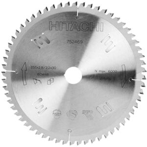 Hikoki 752469 - Tarcza do piły tarczowej 255x30mm Z60 - Do aluminium Hikoki 752469 - Tarcza do piły tarczowej 255x30mm Z60 - Do aluminium