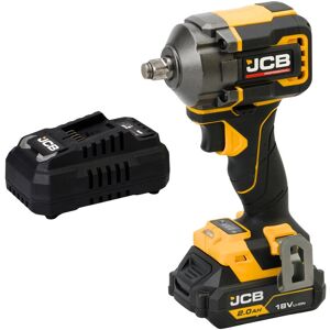 JCB Professional 18V Klucz Udarowy 1/2 250Nm Ładowarka 4.5A Akumulator 2Ah JCB Professional 18V Klucz Udarowy 1/2 250Nm Ładowarka 4.5A Akumulator 2Ah