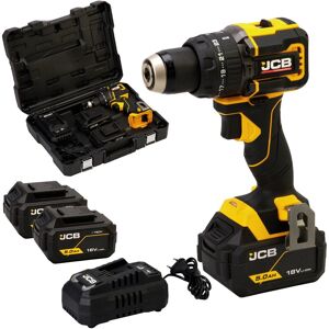 JCB Professional Zestaw Wiertarko-Wkrętarka 75Nm 2x5Ah Ładowarka 18V JCB Professional Zestaw Wiertarko-Wkrętarka 75Nm 2x5Ah Ładowarka 18V