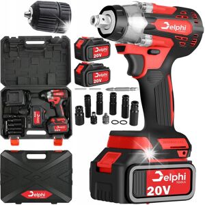 Inny producent KLUCZ UDAROWY AKUMULATOROWY BEZSZCZOTKOWY do KÓŁ 20V 1/2'' 2xAKU NASADKI Inny producent KLUCZ UDAROWY AKUMULATOROWY BEZSZCZOTKOWY do KÓŁ 20V 1/2'' 2xAKU NASADKI