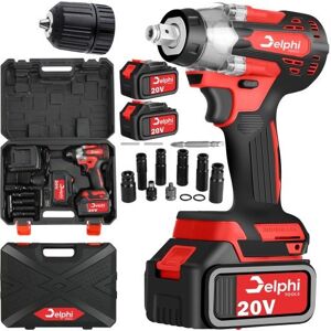 Delphi Klucz Udarowy Akumulatorowy do KÓŁ 20V 1/2'' 2xAKU Delphi Klucz Udarowy Akumulatorowy do KÓŁ 20V 1/2'' 2xAKU
