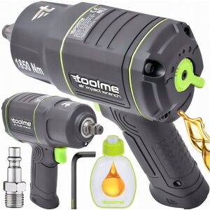 Toolme Klucz Udarowy Pneumatyczny 1850nm Twin Hammer 1/2 3-Zakresowa Regulacja Toolme Klucz Udarowy Pneumatyczny 1850nm Twin Hammer 1/2 3-Zakresowa Regulacja