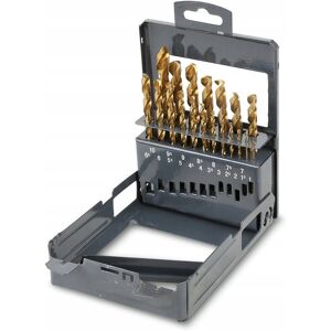 Komplet 19 wierteł 1-10x0,5mm tytanowanych szlifowanych Beta 414/SP19 Komplet 19 wierteł 1-10x0,5mm tytanowanych szlifowanych Beta 414/SP19