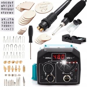 Inny producent KOMPLET LUTOWNICA WYPALARKA DO DREWNA PIROGRAF YIHUA 939D-II + 20x SKLEJKA Inny producent KOMPLET LUTOWNICA WYPALARKA DO DREWNA PIROGRAF YIHUA 939D-II + 20x SKLEJKA