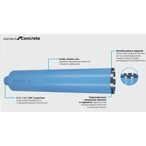 Korona diamentowa BOSCH, 1/2', 42x400 mm Korona diamentowa BOSCH, 1/2', 42x400 mm