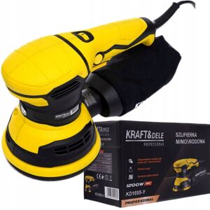 KRAFT&DELE Kraft Szlifierka Mimośrodowa Oscylacyjna 1200W Wielofunkcyjna Worek K1695-Y KRAFT&DELE Kraft Szlifierka Mimośrodowa Oscylacyjna 1200W Wielofunkcyjna Worek K1695-Y