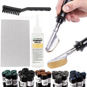 Techrebal Lutownica 50W do wygładzania plastiku + Siatka elastyczna + 5 spoiw + pędzel + ipa 100ml Techrebal Lutownica 50W do wygładzania plastiku + Siatka elastyczna + 5 spoiw + pędzel + ipa 100ml