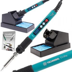 Lutownica Techrebal T1-Pro MOCNA 80W + Uniwersalny uchwyt z gąbką na kolbę lutowniczą Lutownica Techrebal T1-Pro MOCNA 80W + Uniwersalny uchwyt z gąbką na kolbę lutowniczą