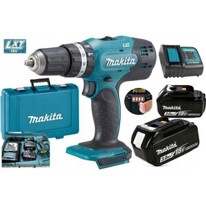 MAKITA DHP453RFE UDAR LXT 18V DHP453 UDAROWA + 2x BL1830 + DC18SD + KUFER MAKITA DHP453RFE UDAR LXT 18V DHP453 UDAROWA + 2x BL1830 + DC18SD + KUFER
