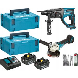MAKITA ZESTAW WIERTAKA DHR202 + SZLFIERKA DGA504 MAKITA ZESTAW WIERTAKA DHR202 + SZLFIERKA DGA504