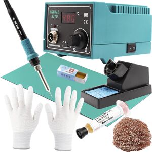 Techrebal Mega Zestaw Stacja Lutownicza Yihua 937D Mata Techrebal Mega Zestaw Stacja Lutownicza Yihua 937D Mata