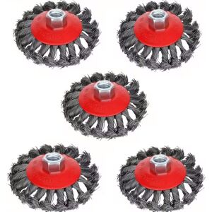 Inny producent Metalowe Szczotki Druciane do Szlifierki Kątowej x5szt Inny producent Metalowe Szczotki Druciane do Szlifierki Kątowej x5szt