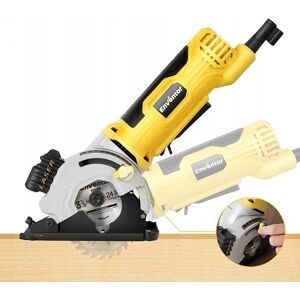 Inny producent Mini pilarka tarczowa 580W z prowadnicą laserową 3 ostrzy Mała piła ręczna Inny producent Mini pilarka tarczowa 580W z prowadnicą laserową 3 ostrzy Mała piła ręczna