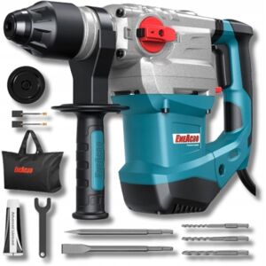 Inny producent Mlot Udarowy Mlot Wyburzeniowy Wiertarka 1500W 7J 0-820 Obr./Min Al Zestaw Inny producent Mlot Udarowy Mlot Wyburzeniowy Wiertarka 1500W 7J 0-820 Obr./Min Al Zestaw