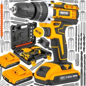 Inny producent Mocna WKRĘTARKA akumulatorowa udarowa ZESTAW 2x bateria + AKCESORIA Inny producent Mocna WKRĘTARKA akumulatorowa udarowa ZESTAW 2x bateria + AKCESORIA