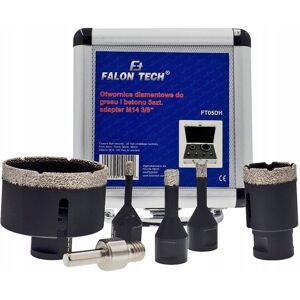 Falon-Tech OTWORNICA DO BETONU OTWORNICE do GRESU DIAMENTOWE 5 szt. 6-68 mm Falon-Tech OTWORNICA DO BETONU OTWORNICE do GRESU DIAMENTOWE 5 szt. 6-68 mm