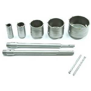 MAR-POL Otwornice frezy do betonu SDS+ zestaw 30-100mm MAR-POL Otwornice frezy do betonu SDS+ zestaw 30-100mm