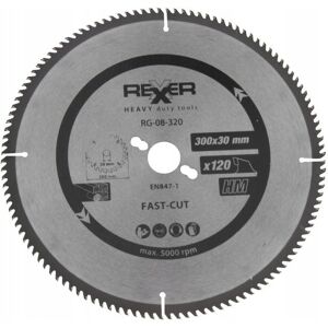REXXER Piła Tarczowa Do Drewna 300X30 Mm 120 Zębów Hm REXXER Piła Tarczowa Do Drewna 300X30 Mm 120 Zębów Hm