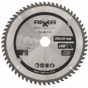 REXXER Piła Tarczowa Do Drewna 300X30 Mm 60 Zębów Hm REXXER Piła Tarczowa Do Drewna 300X30 Mm 60 Zębów Hm
