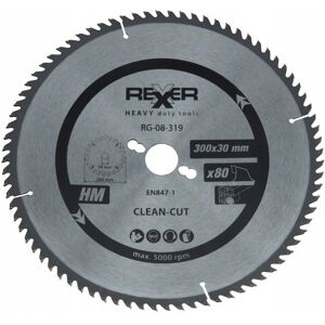 REXXER Piła Tarczowa Do Drewna 300X30 Mm 80 Zębów Hm REXXER Piła Tarczowa Do Drewna 300X30 Mm 80 Zębów Hm