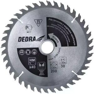 Piła tarczowa do drewna z węglikiem DEDRA H30560 60 zębów, śr.305x30mm, widia Piła tarczowa do drewna z węglikiem DEDRA H30560 60 zębów, śr.305x30mm, widia