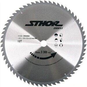 Inny producent Piła tarczowa z węglikiem 400x30mm T60 Sthor 08851 Inny producent Piła tarczowa z węglikiem 400x30mm T60 Sthor 08851