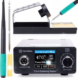 Inny producent Profesjonalna Stacja lutownicza Lutownica Grotowa TECHREBAL T12A 75W ESD Inny producent Profesjonalna Stacja lutownicza Lutownica Grotowa TECHREBAL T12A 75W ESD