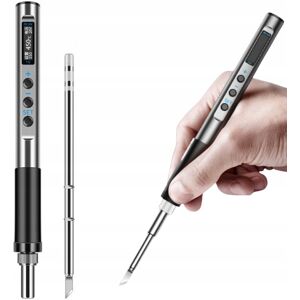 Electronica4u Przenośna mobilna lutownica cyfrowa na groty T12 PD 65W USB C Chińskie Menu Electronica4u Przenośna mobilna lutownica cyfrowa na groty T12 PD 65W USB C Chińskie Menu