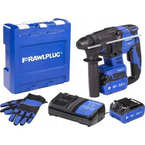 RAWLPLUG MŁOTOWIERTARKA 20mm 2,0J +2x AKUMULATOR 5,0Ah + ŁADOWARKA +WALIZKA RAWLPLUG MŁOTOWIERTARKA 20mm 2,0J +2x AKUMULATOR 5,0Ah + ŁADOWARKA +WALIZKA