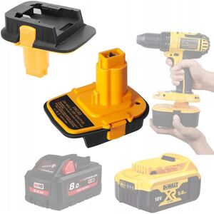 Rosfix Adapter DCA1820 do Akumulatorów Dewalt i Milwaukee – Kompatybilność z 18V/20V Łatwy Montaż Zwiększa Efektywność Pracy Rosfix Adapter DCA1820 do Akumulatorów Dewalt i Milwaukee – Kompatybilność z 18V/20V Łatwy Montaż Zwiększa Efektywność Pracy