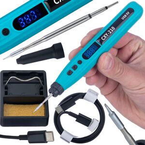 Inny producent Rosfix CXY-210 SmartSolder Pro – Bezprzewodowa Lutownica Akumulatorowa LED Zakres 180–480°C Grot C210 USB-C Akumulator 18650 Inny producent Rosfix CXY-210 SmartSolder Pro – Bezprzewodowa Lutownica Akumulatorowa LED Zakres 180–480°C Grot C210 USB-C Akumulator 18650