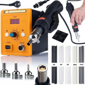 Rosfix Zestaw Stacja Lutownicza Hot-Air 858D – Moc 700W Regulacja Temperatury 100–500 °C Zestaw 3 Dysz i Prowelder Kit Mini Rosfix Zestaw Stacja Lutownicza Hot-Air 858D – Moc 700W Regulacja Temperatury 100–500 °C Zestaw 3 Dysz i Prowelder Kit Mini