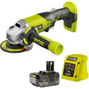 RYOBI Szlifierka Kątowa 115mm + Akumulator 4Ah + Ładowarka 1,5A RYOBI Szlifierka Kątowa 115mm + Akumulator 4Ah + Ładowarka 1,5A