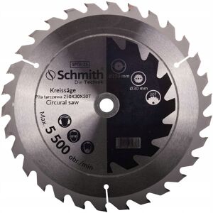 SCHMITH PIŁA TARCZOWA TARCZA DO DREWNA 250x30x30T SCHMITH PIŁA TARCZOWA TARCZA DO DREWNA 250x30x30T
