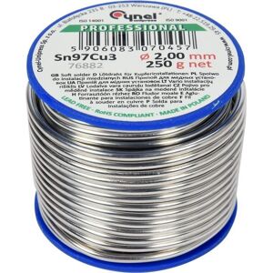 Cynel Spoiwo, Drut Lutowniczy Do Instalacji Miedzianych 2,0Mm, 250G Cynel Spoiwo, Drut Lutowniczy Do Instalacji Miedzianych 2,0Mm, 250G