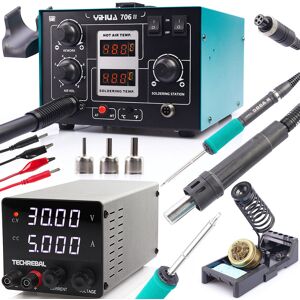 Techrebal SPS-F305 + Stacja lutownicza 706 II Techrebal SPS-F305 + Stacja lutownicza 706 II