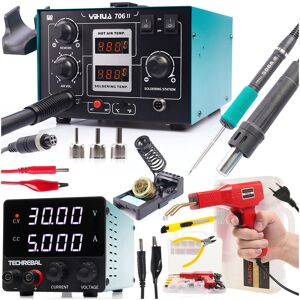 Techrebal SPS-F305 + Stacja lutownicza 706 II + Zszywacz H50 Techrebal SPS-F305 + Stacja lutownicza 706 II + Zszywacz H50