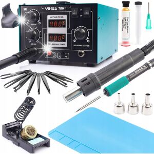 Inny producent STACJA LUTOWNICZA 2W1 HOT AIR YIHUA 706 II NA GROTY T12 C245 MATA PĘSETA Inny producent STACJA LUTOWNICZA 2W1 HOT AIR YIHUA 706 II NA GROTY T12 C245 MATA PĘSETA