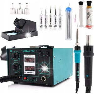 Inny producent STACJA LUTOWNICZA 2W1 LUTOWNICA HOT AIR YIHUA 706+ 640W ZESTAW DO LUTOWANIA Inny producent STACJA LUTOWNICZA 2W1 LUTOWNICA HOT AIR YIHUA 706+ 640W ZESTAW DO LUTOWANIA