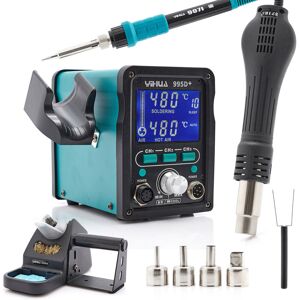 Techrebal Stacja Lutownicza 2W1 Yihua 995D+ Najnowsza Wersja Techrebal Stacja Lutownicza 2W1 Yihua 995D+ Najnowsza Wersja