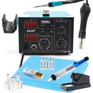 Techrebal Stacja Lutownicza 852D+ 2W1 Mega Zestaw Na Prezent Techrebal Stacja Lutownicza 852D+ 2W1 Mega Zestaw Na Prezent