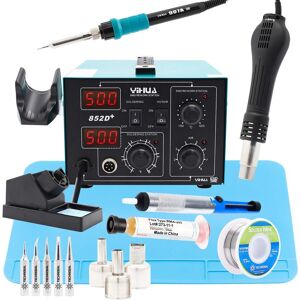 Techrebal Stacja Lutownicza 852D+ Odsysacz Groty Cyna Mata Techrebal Stacja Lutownicza 852D+ Odsysacz Groty Cyna Mata